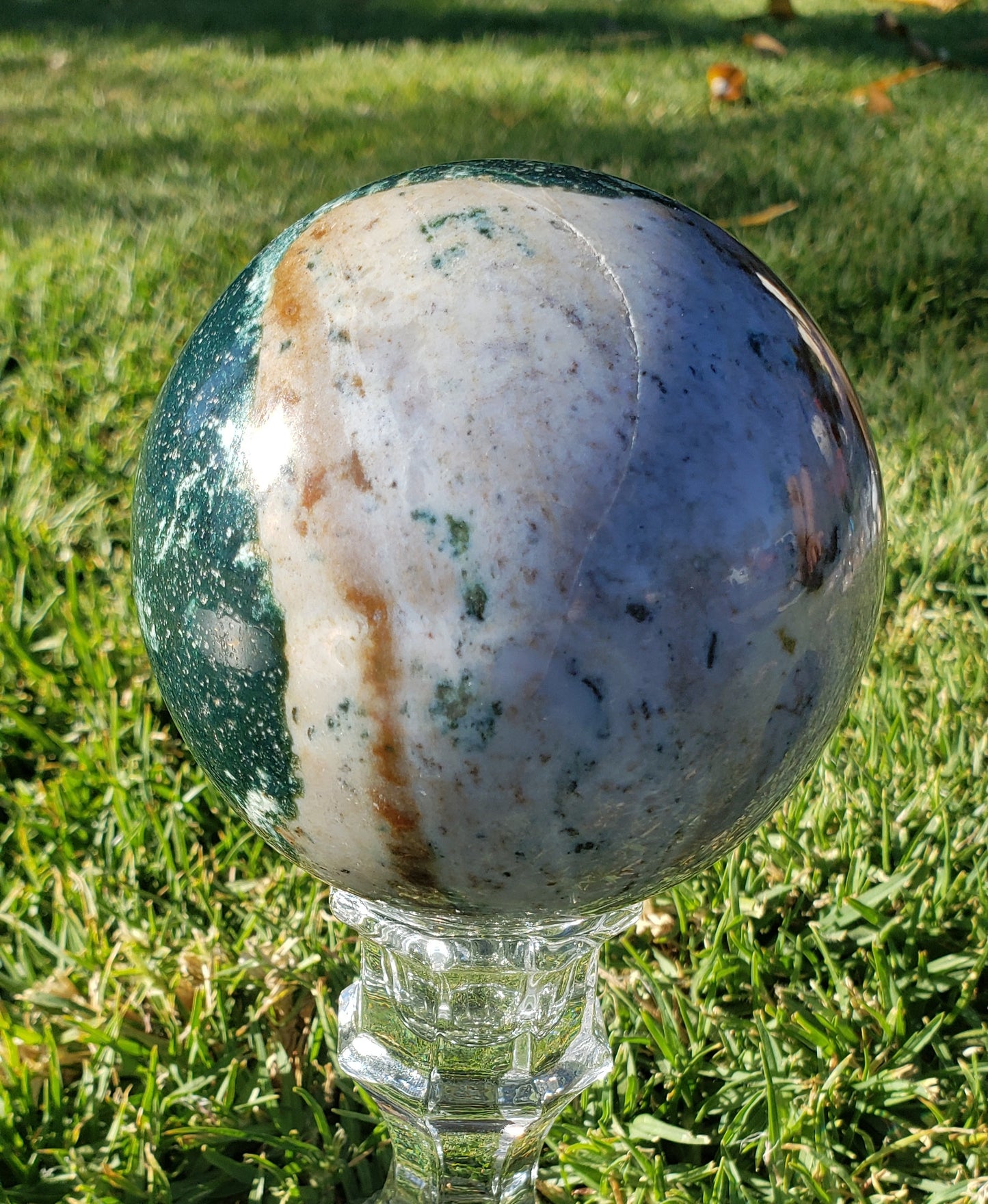 2 1/2 Pound Ocean Jasper Sphere