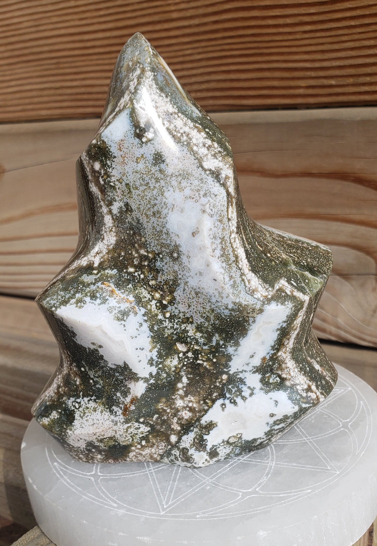 2.3lb Ocean Jasper Flame