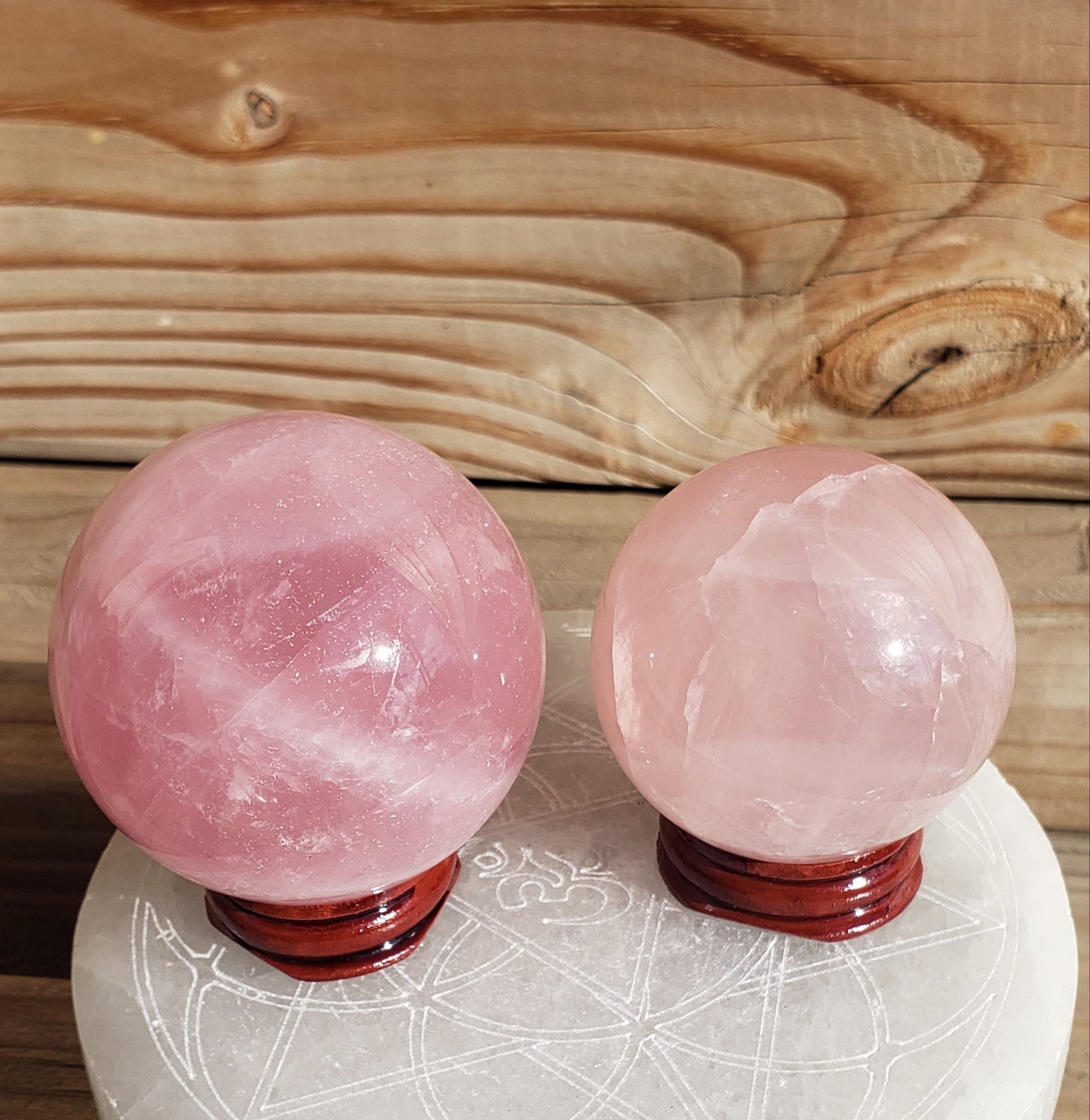 Large Rose Quartz Sphere (A)