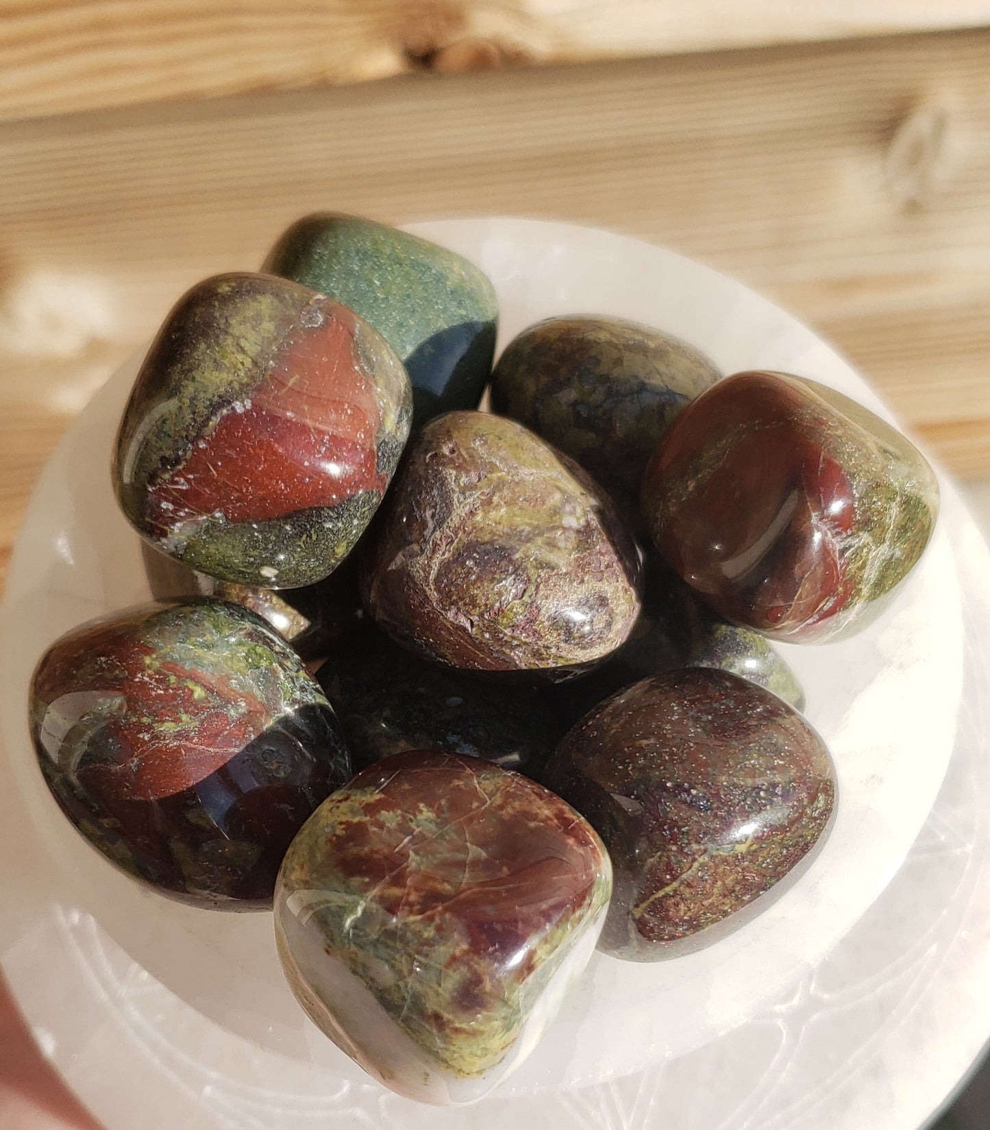 Dragon Bloodstone Tumbled Stone