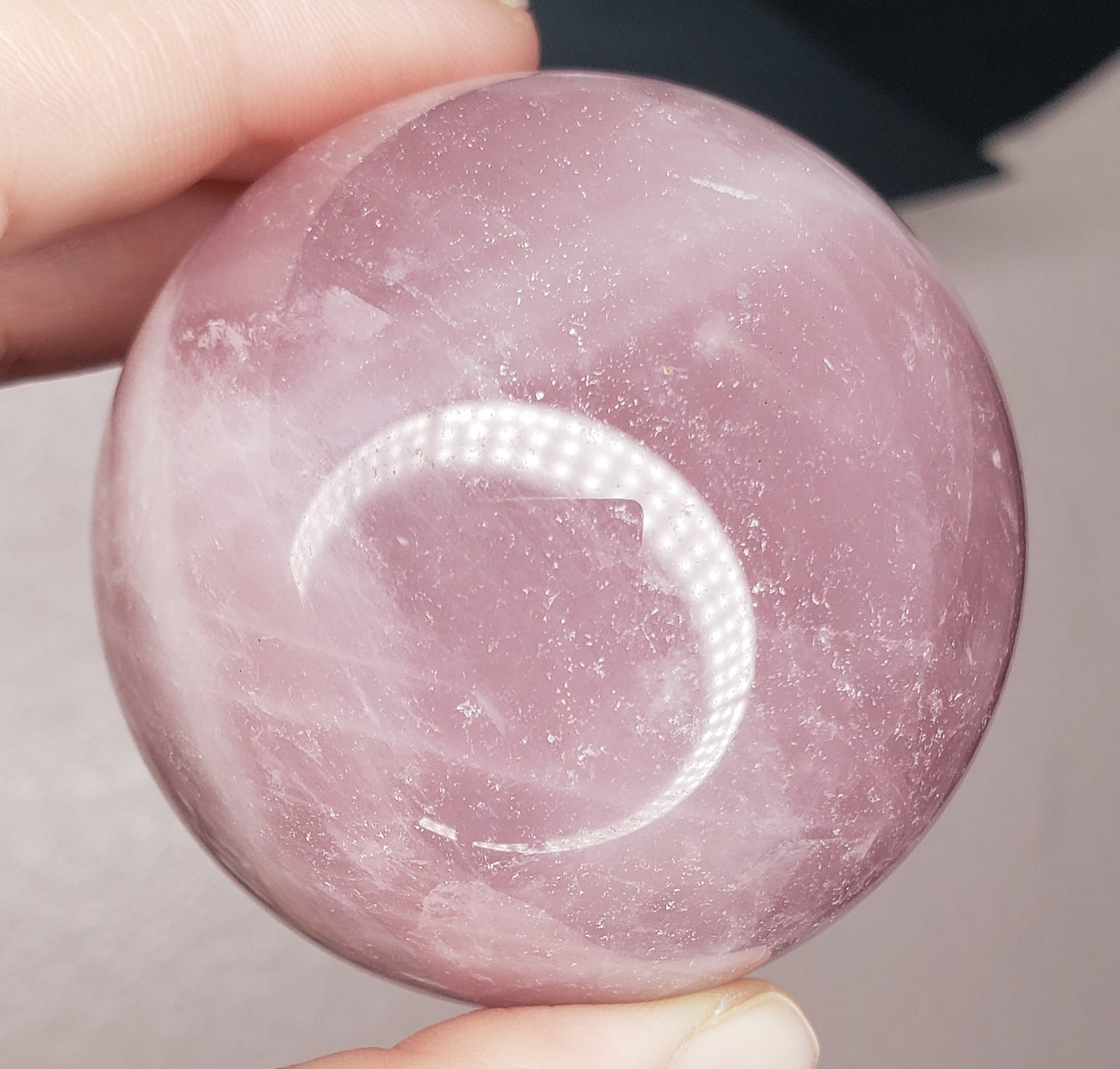 Large Rose Quartz Sphere (A)