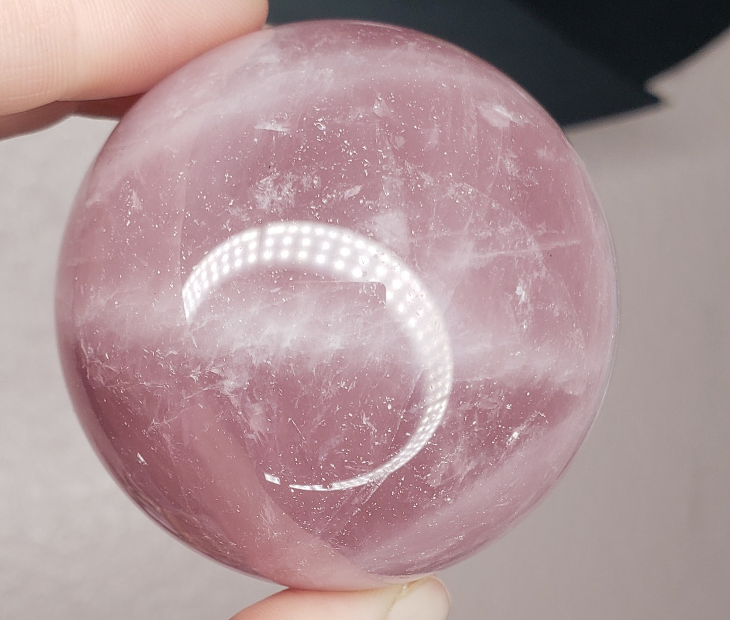 Large Rose Quartz Sphere (A)