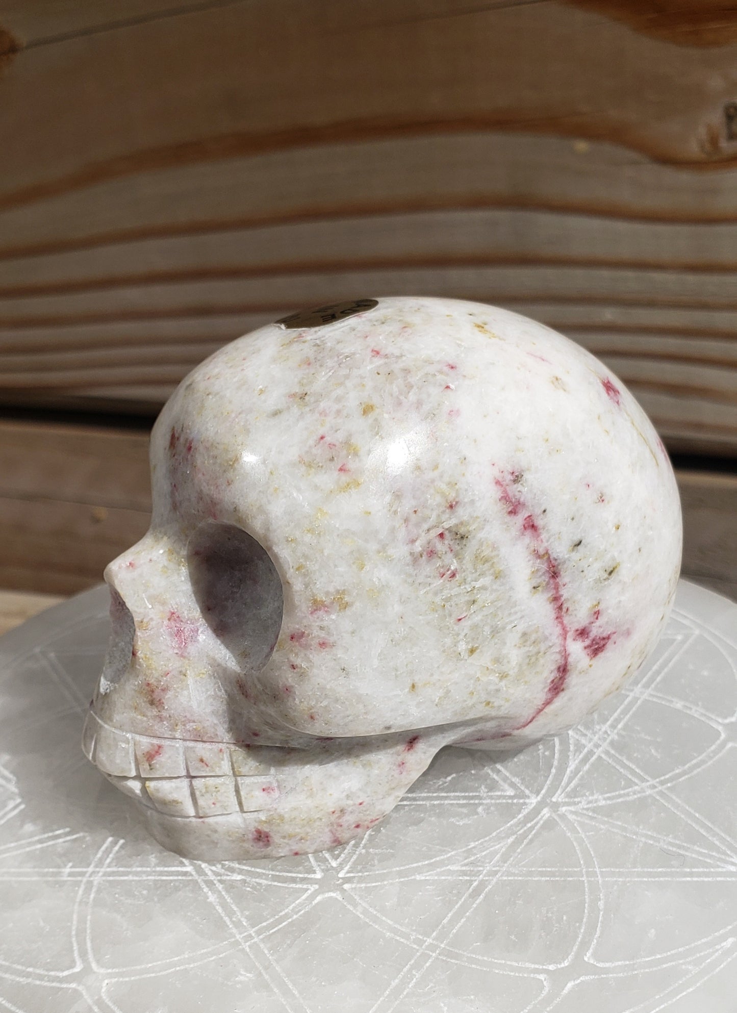 Cinnabarite Skull