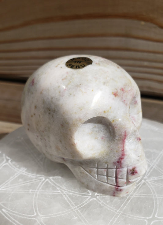 Cinnabarite Skull